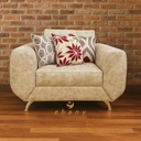 Chaise longe pespunte Polipiel Blanca