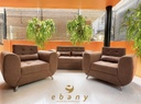 Chaise longe pespunte Polipiel Carmelita