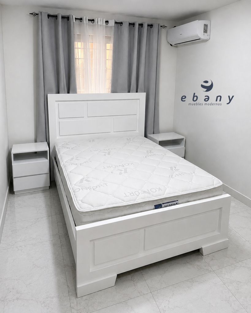 Ebany Luxe White Full