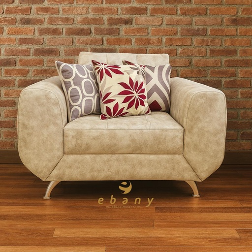 [1301] Chaise longe pespunte Polipiel Blanca