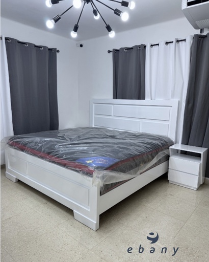 Ebany Luxe White King Size