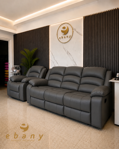 Conjunto Reclinable 3-2-1 Piel