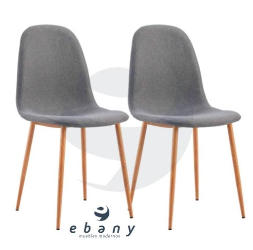 PACK 2 SILLAS COMEDOR LINO 905144CM THINIA HOME