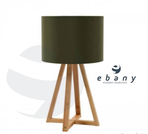 [51241] LAMPARA DE MESA EKO VERDE 25X25X44CM SEVEN ON DECO